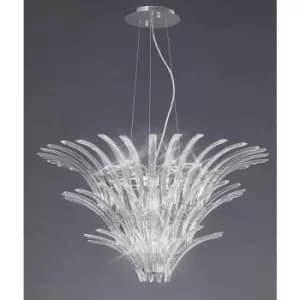 Sinclair 12 Bulbs Polished Chrome Pendant