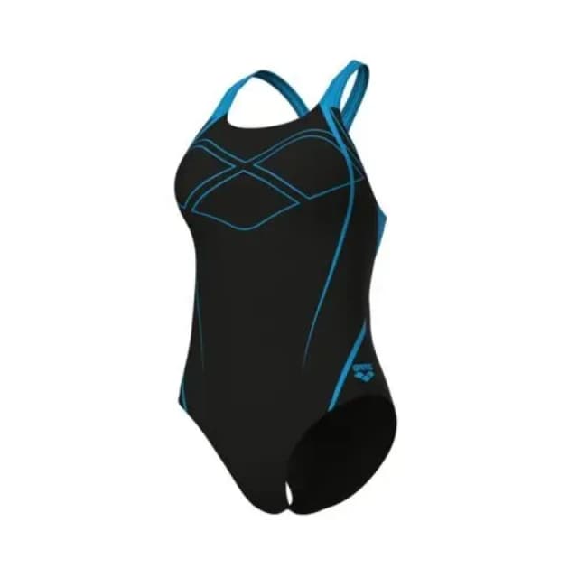 Womens 1 Piece swimsuit Arena Graphic Pro Noir Female 46