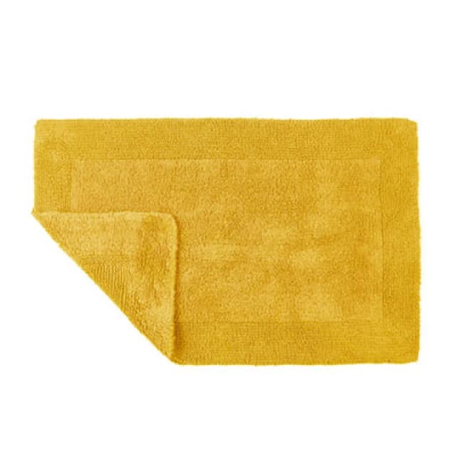 Allure Bath Fashions Elegance Reversible Heavyweight Bath Mat - Mustard