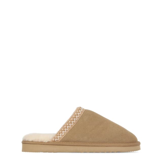 Jack Wills Mule Slippers - Beige Beige 7