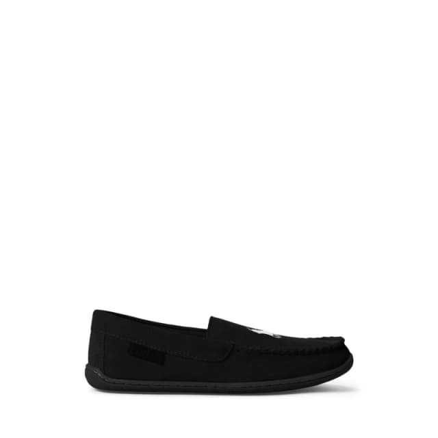 Polo Ralph Lauren Brenan Suede Slippers - Black 7