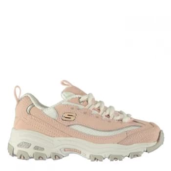 Skechers Lifestyle D'lite Biggest Fan Trainers - Pink