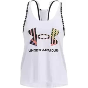 Under Armour Geo Knockout Vest Womens - White