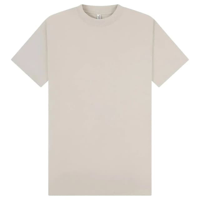 Casual Classics Mens Combed Ringspun Cotton Tall Oversized T-Shirt in Stone Size: Small Stone Male S