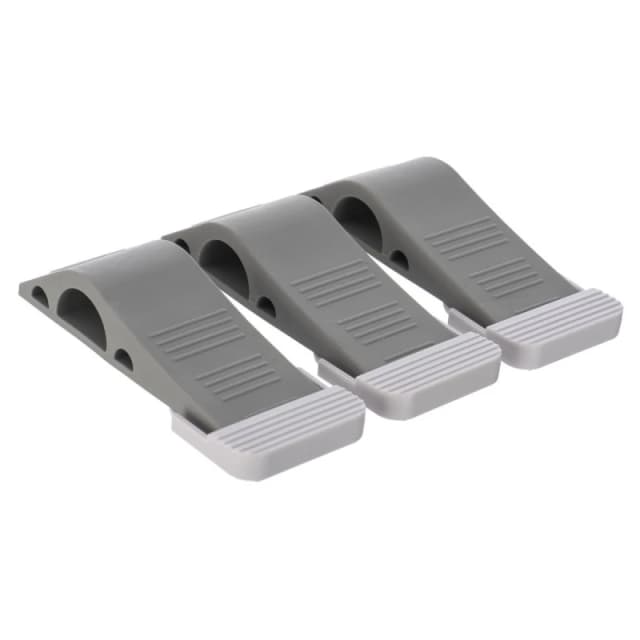 LIVIVO Door Wedge Stopper (Set of 3) Grey