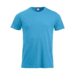Clique Mens New Classic T-Shirt (S) (Turquoise)