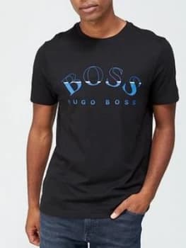 Hugo Boss Logo 1 Print T-Shirt Black Size S Men