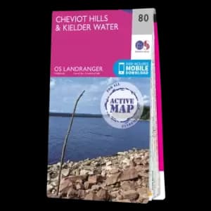 Map of Cheviot Hills & Kielder Water