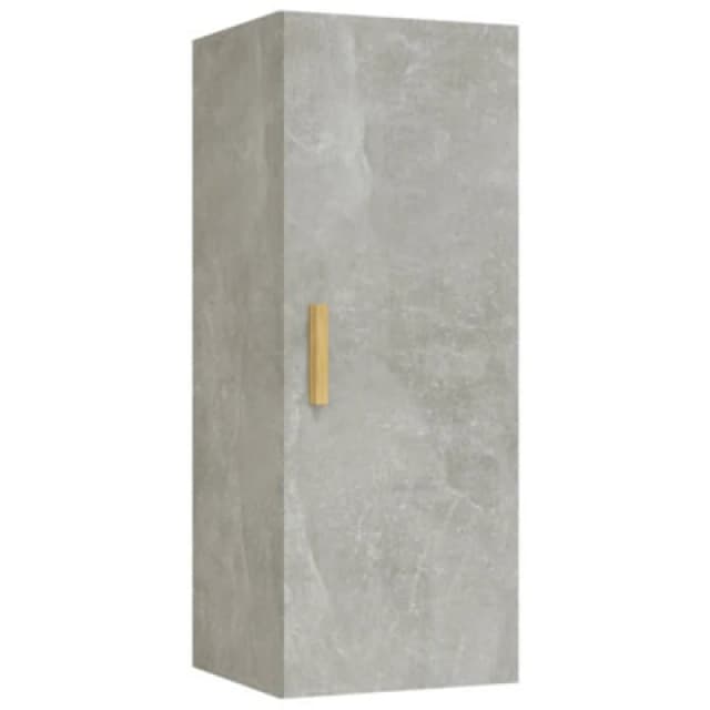 Vidaxl Wall Cabinet Concrete Grey 34.5X34X90 Cm Engineered Wood, Grey 812433