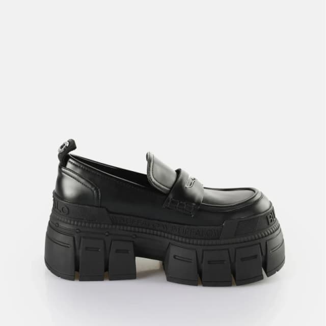 Buffalo Womens moccasins Buffalo Gospher Loafer - Vegan Nappa Noir Female 37