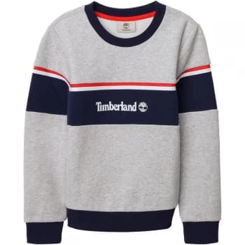 Timberland Kids Boy Grey Sweatshirt - CHINE GREY