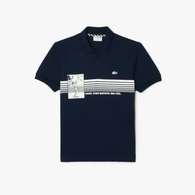 Lacoste French Made Classic-Fit Polo Shirt Blue male XS