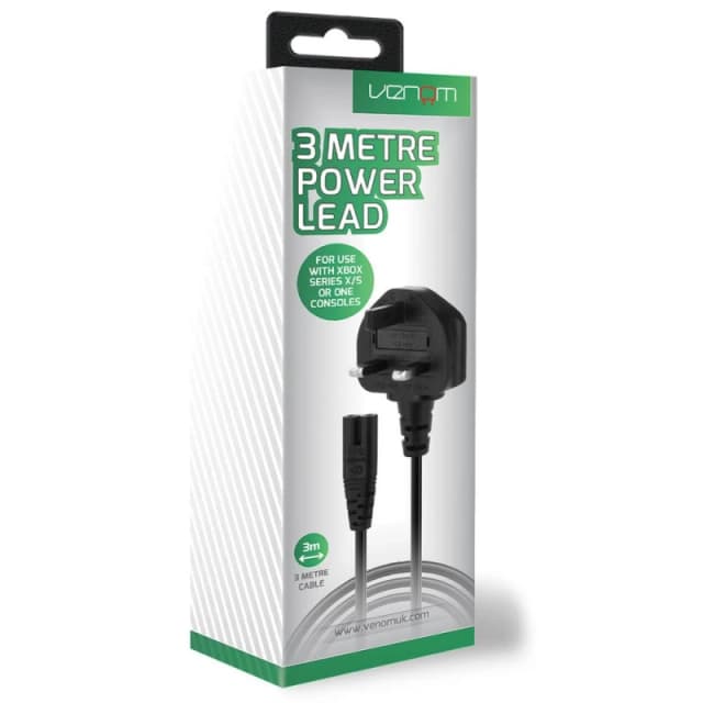Venom Venom 3 Metre Replacement Power Lead For Xbox