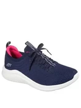 Skechers Ultra Flex 2.0 Trainers - Navy, Size 7, Women