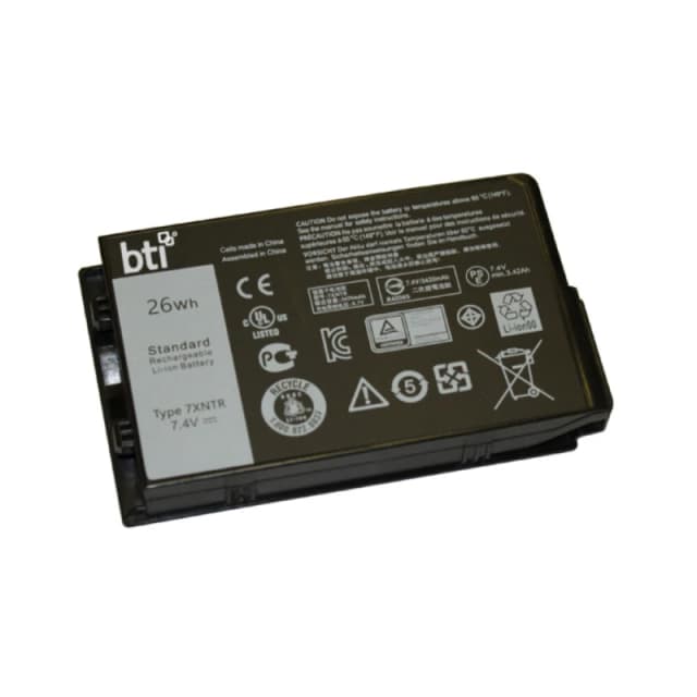 BTI BTI FH8RW compatible 26Wh 2-cell battery for DELL LATITUDE 12 7202 Rugged Tablet FH8RW-BTI