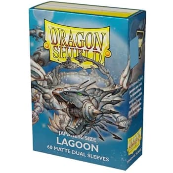 Dragon Shield Japanese Size Dual Matte - Lagoon (60 sleeves)