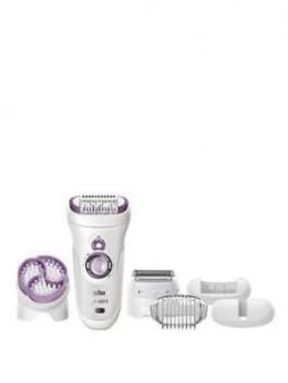 Braun Silk-Epil 9961 Wet & Dry Epilator With Skin Spa And Sonic Exfoliation System