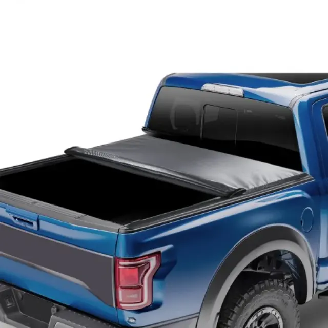 VEVOR Vevor - Truck Bed Cover, Roll Up Truck Bed Tonneau Cover, Compatible with 2009-2024 Ford F-150 Styleside Bed, for 5.5 x 5.4 ft Bed, Soft pvc JQS