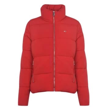 Tommy Jeans Modern Padded Jacket - Deep Crimson