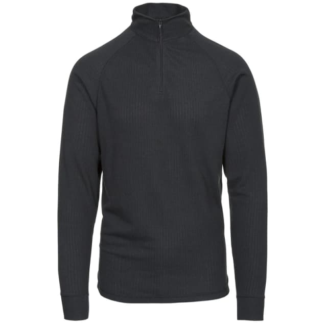 Trespass Mens Wise360 Quick Dry Base Layer Top in Black Size: Medium Black Male M
