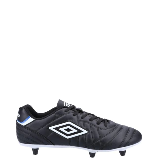 Umbro Boys Speciali Liga Soft Ground Rugby Football Boots UK Size 8 (EU 42.5) BLACK/WHITE UMB007-BLKWH-8