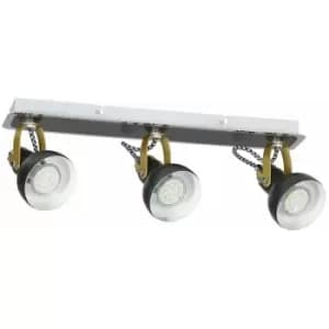 Keter Pixi Ceiling Spotlight Bar Black, 43cm, 3x GU10