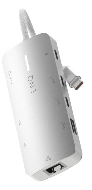 LINQ byELEMENTS LINQ 8in1 Pro USB-C 10Gbps Multiport Hub with 4K HDMI, Ethernet and Card Reader LQ49081