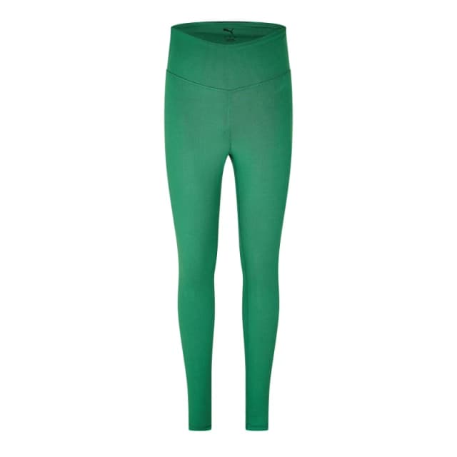 Puma W Train Hw Fl Tight Legging Womens Leggings 8 (XS) Green 67144215310