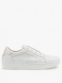 Mint Velvet Indie Slip On Trainer - White, Size 37, Women