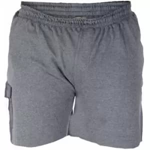 Duke Mens D555 John Kingsize Lightweight Cotton Cargo Shorts (2XL) (Grey)