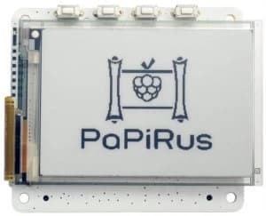 Pi Supply PaPiRus Zero (2.7") with ePaper/eInk Screen HAT for Raspberry Pi - White