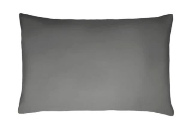 Smart Living Smart Living Luxurious 300 Thread Count Anti-Allergy 100% Cotton Sateen Pillowcases in Charcoal Size: Standard Pillow Case Charcoal Sta