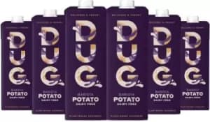 DUG Unsweetened Dairy Free Potato Milk - 1Ltr x 6