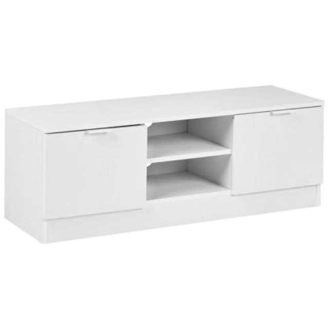 Beliani Minimalist TV Stand Winnipeg White