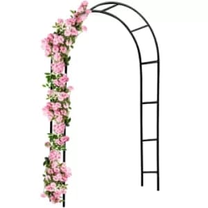 Rose Arch 240x140x37cm with Lockable Door