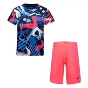 Nike Thrill T Shirt and Short Set Infant Boys - Red