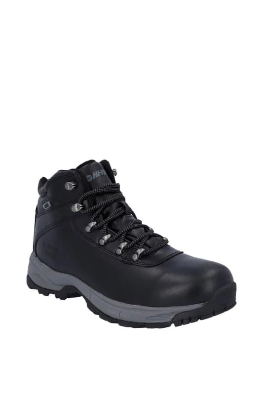 Hi-Tec Hi-Tec Men Eurotrek Lite Waterproof Walking Boots in Black Size: 6 Black 6 Male 5013342976556