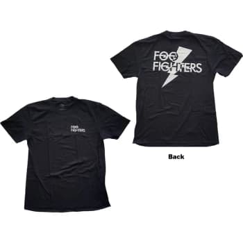 Foo Fighters - Flash Logo Unisex Large T-Shirt - Black
