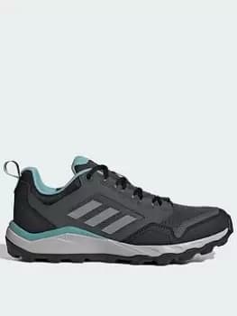 adidas Terrex Tracerocker 2 Walking Shoe, Black/Grey/Mint, Size 5, Women