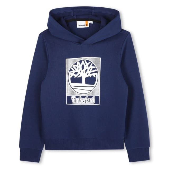 Timberland Kids Timb Large Logo Hoodie Blue male 4 Years