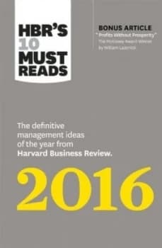 Hbrs 10 Must Reads 2016 by Herminia Ibarra Paperback