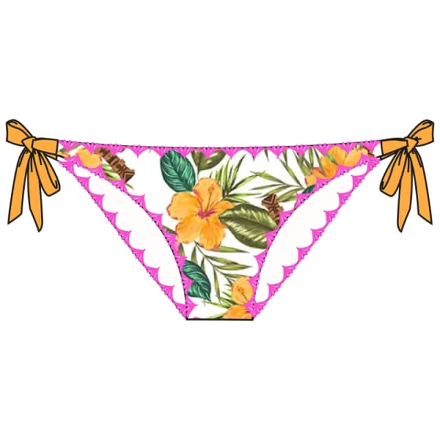 banana moon Womens swimsuit bottoms Banana Moon Dimka Tortuga Blanc Female XS