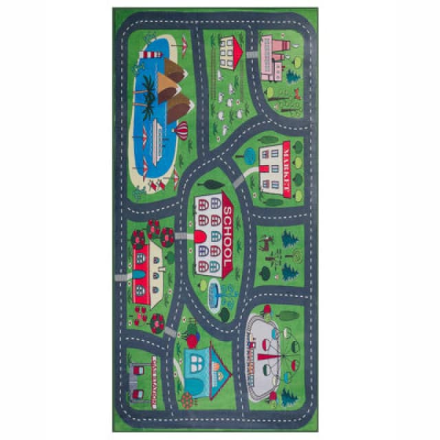 Beliani Kids Rug Tutak Green 80 X 150 Cm