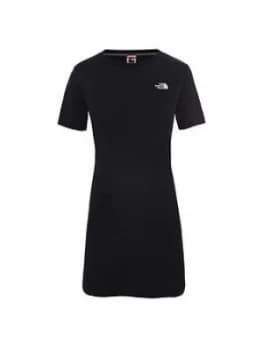 The North Face Simple Dome T-Shirt Dress - Black, Size L, Women
