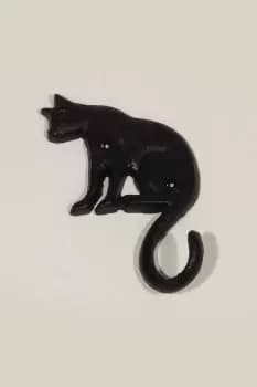 Cast Iron Cat Coat Hook