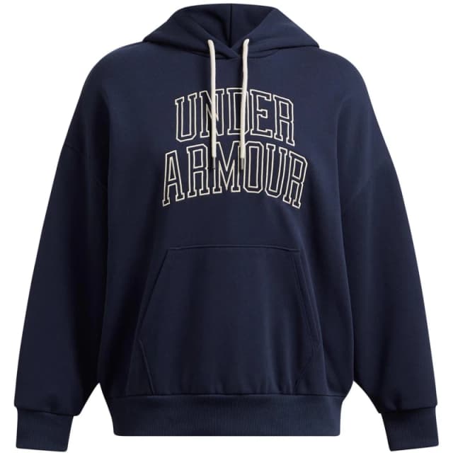 Under Armour Womens Icon Heavyweight Oversized Hoodie Blue female 8 (XS)
