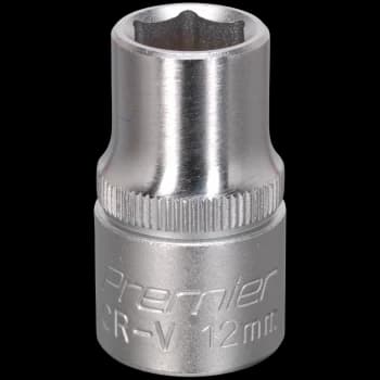 Sealey 1/2" Drive Hexagon WallDrive Socket Metric 1/2" 12mm