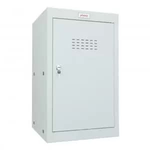 Phoenix CL Series Size 3 Cube Locker in Light Grey with Key Lock