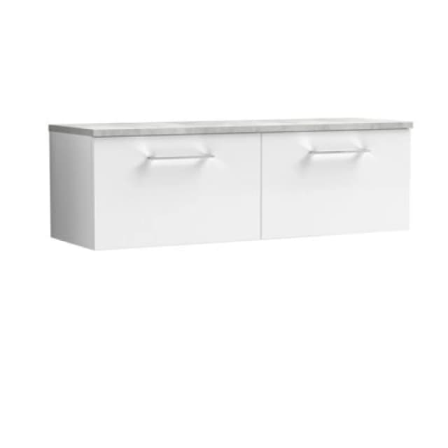 Nuie 1200 Wh 2-Drawer Vanity & Laminate Top