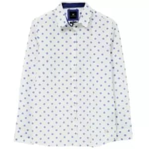 Crew Clothing Womens Classic Spot Shirt White/Blue Spot 10